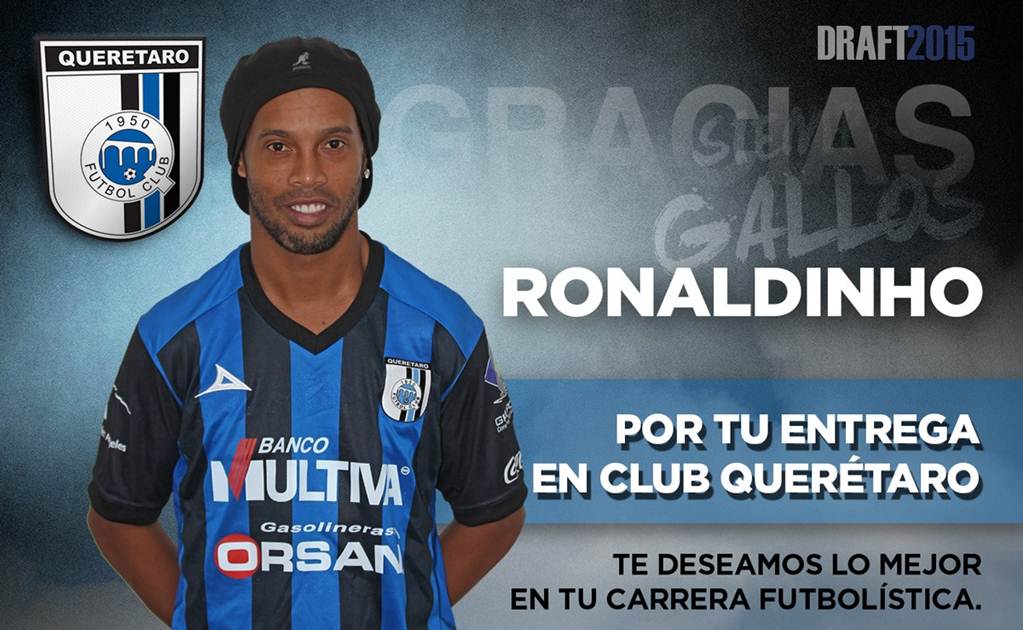 Ocho goles, la huella de Ronaldinho en México 