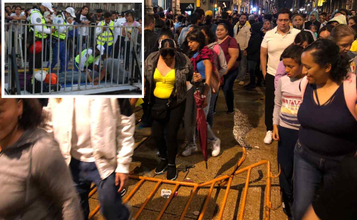 Los Fabulosos Cadillacs: Fans sobreviven a desmayos, derribo de vallas y lluvia en Zócalo capitalino