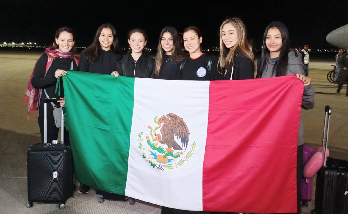 Blajaith Aguilar y gimnastas mexicanas aseguran que "Salimos de Israel en el momento exacto"