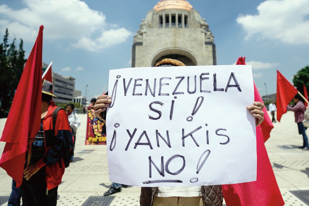 México se opone a uso de fuerza en Venezuela 