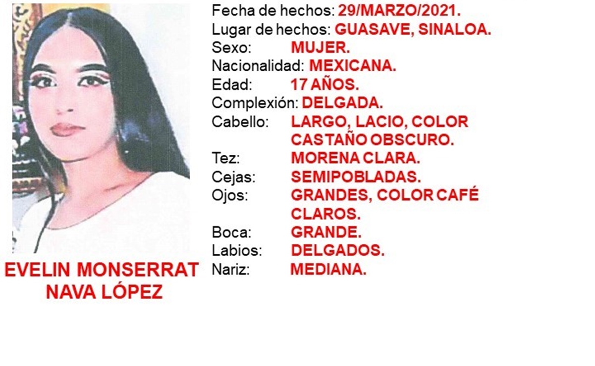 Desaparecen Evelin Monserrat y su bebé de 8 meses en Sinaloa; activan Alerta Amber 