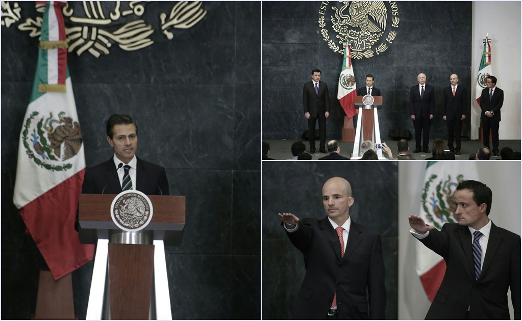 Peña Nieto hace cambios en Pemex, IMSS y Ssa