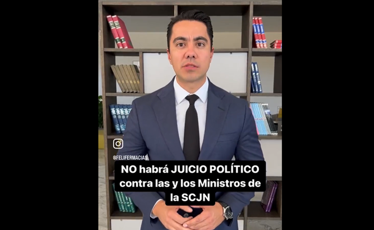 "No habrá juicio político en contra de ministros", advierte el presidente de la Comisión de Justicia