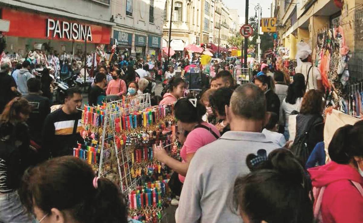 Franeleros se apoderan de calles del Centro