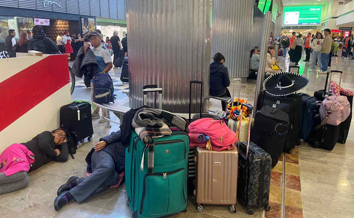 El saldo en aeropuertos de México por falla en sistemas de Microsoft