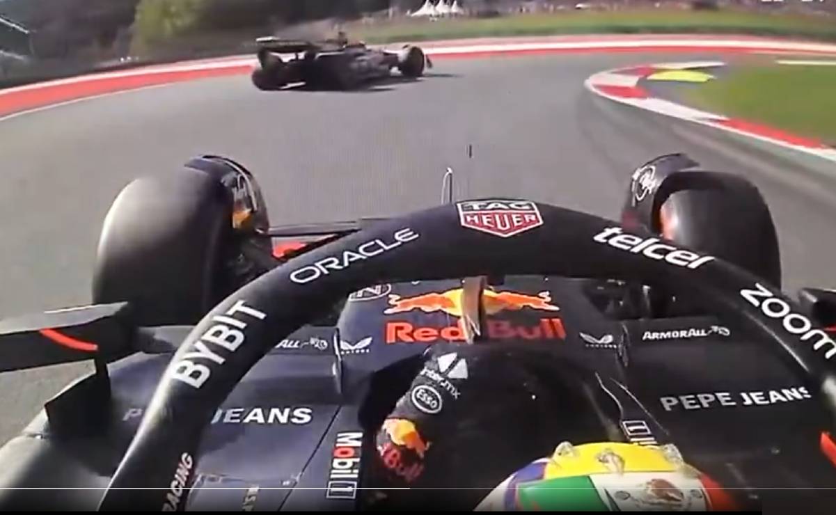 Checo Pérez explotó e insultó a un piloto que le estorbó en el GP de Austria: '¡Es un idiota!'