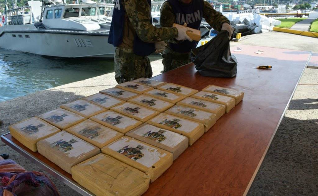 Marina asegura 800 kilos de cocaína; hay 6 detenidos