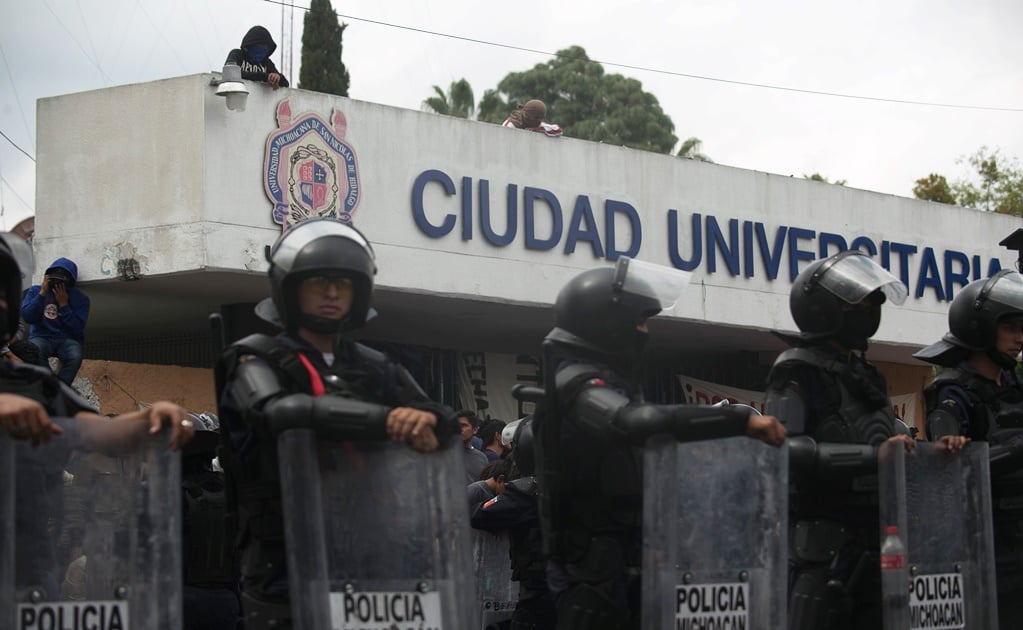 Autoridades denuncian a paristas de Universidad Michoacana 