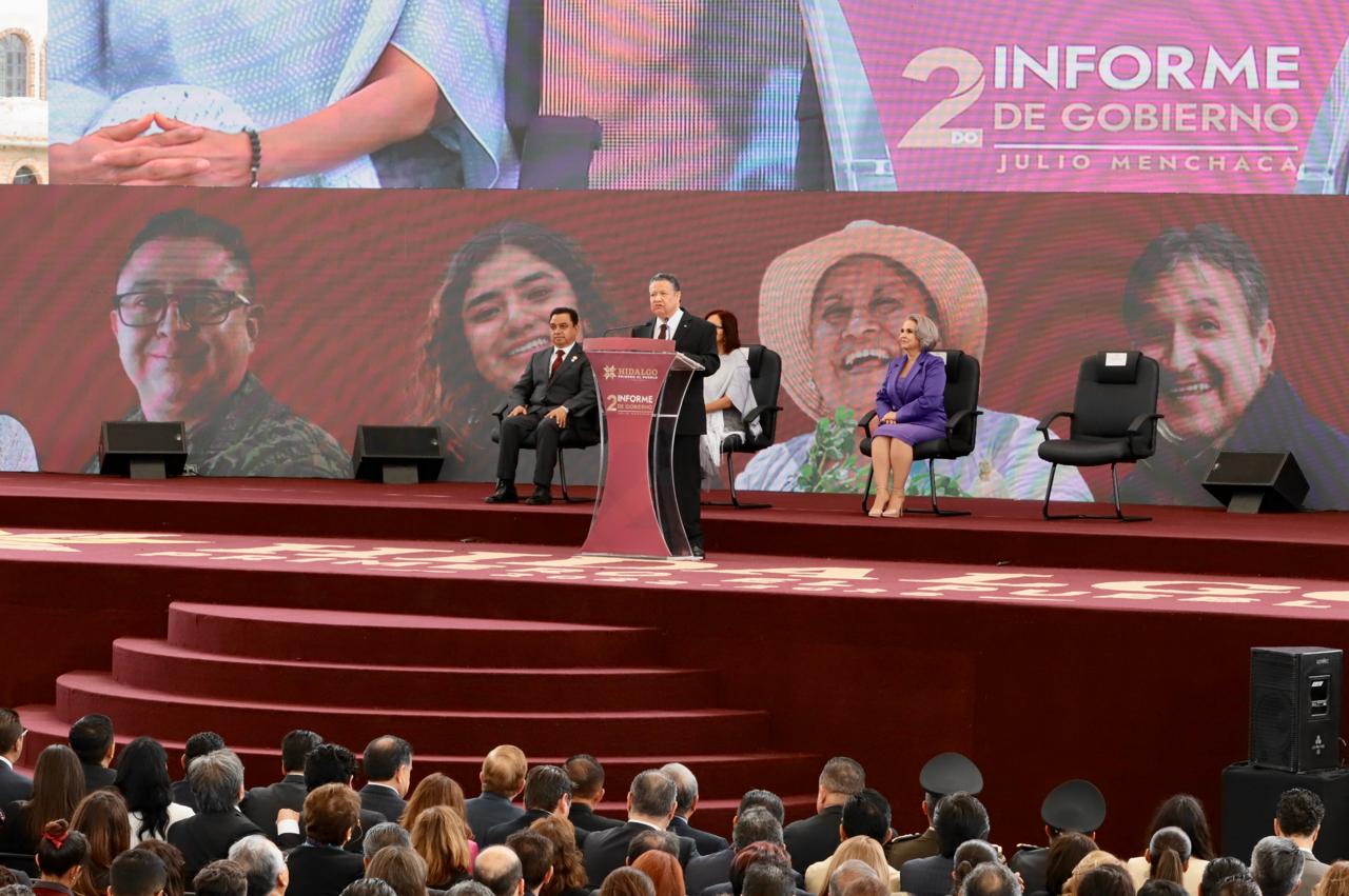 Rinde Julio Menchaca su segundo informe de gobierno | El Universal Hidalgo