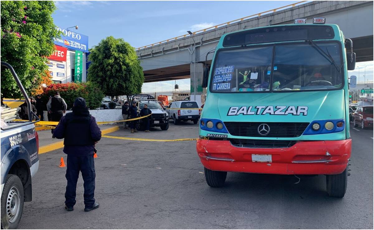 Matan a joven de 20 años en asalto a un camión de transporte público en Ecatepec
