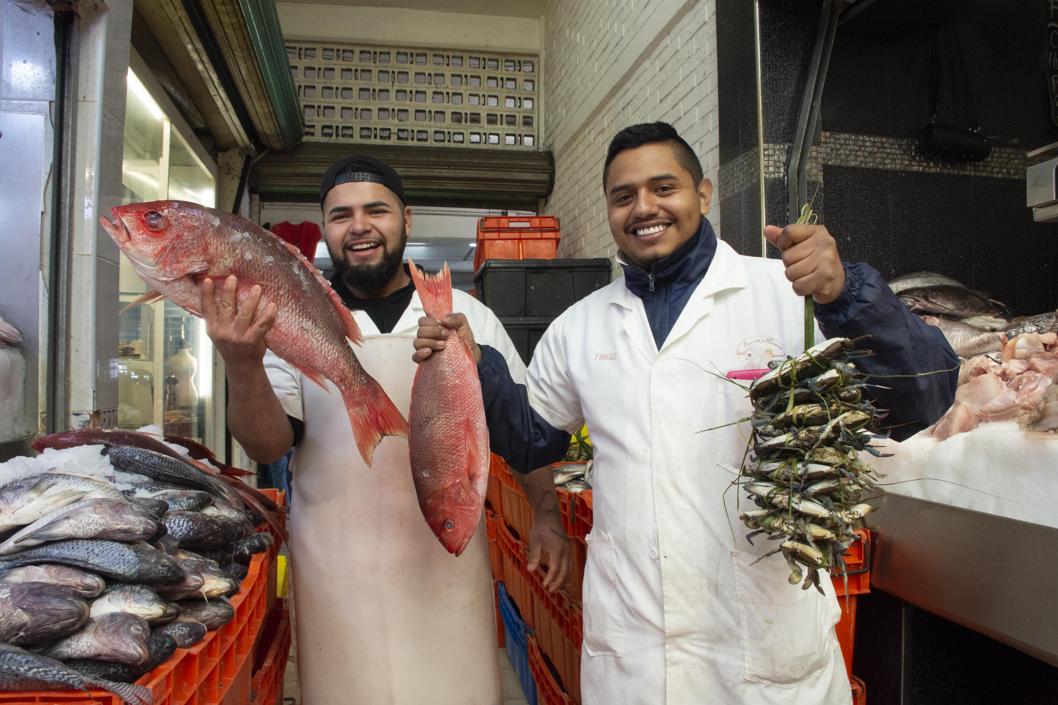 Pescaderías. Lo mejor del mar está en el mercado de La Cruz 