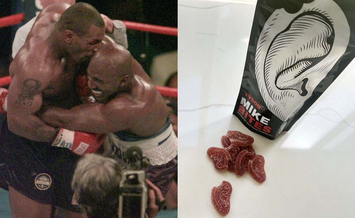 Mike Tyson lanza marca de gomitas de cannabis en forma de oreja mordida