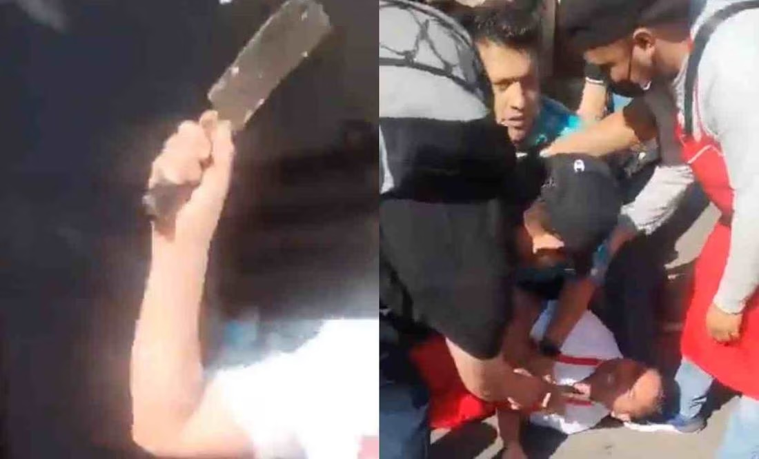 VIDEO: “Yo puedo matar a quien yo quiera, soy sicario”; así fue como taquero amenazó a mujer con un cuchillo en CDMX