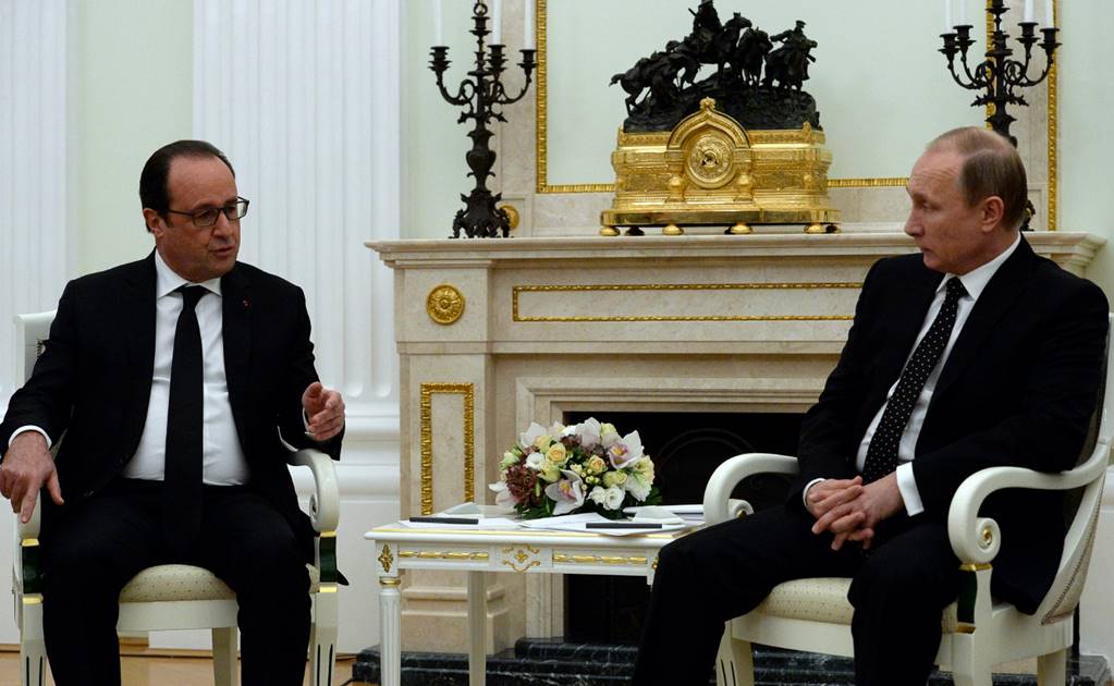 Francia y Rusia pactan coordinar ataques contra EI