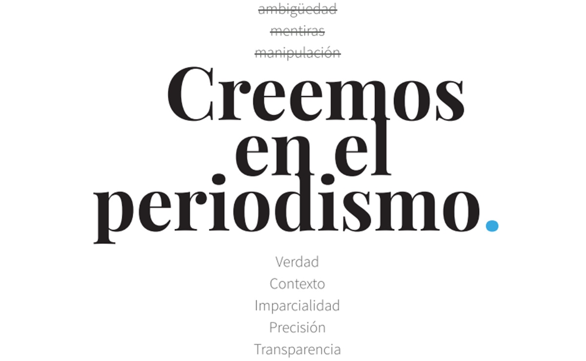 "Creemos en el periodismo": EL UNIVERSAL