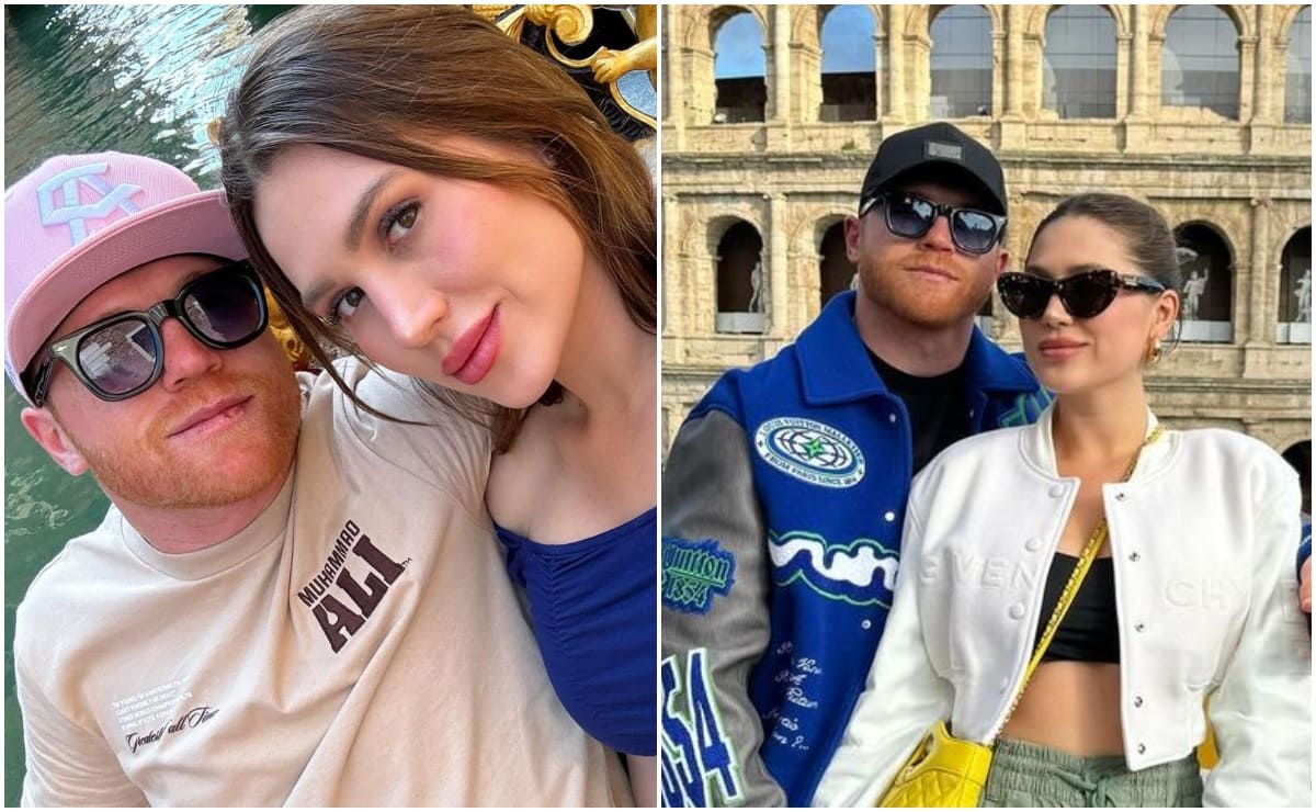 Los estilosos outfits de 'Canelo' Álvarez y Fernanda Gómez en Roma