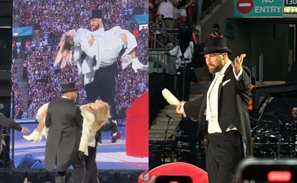 Travis Kelce "deja atrás" a la NFL y se convierte en bailarín de Taylor Swift