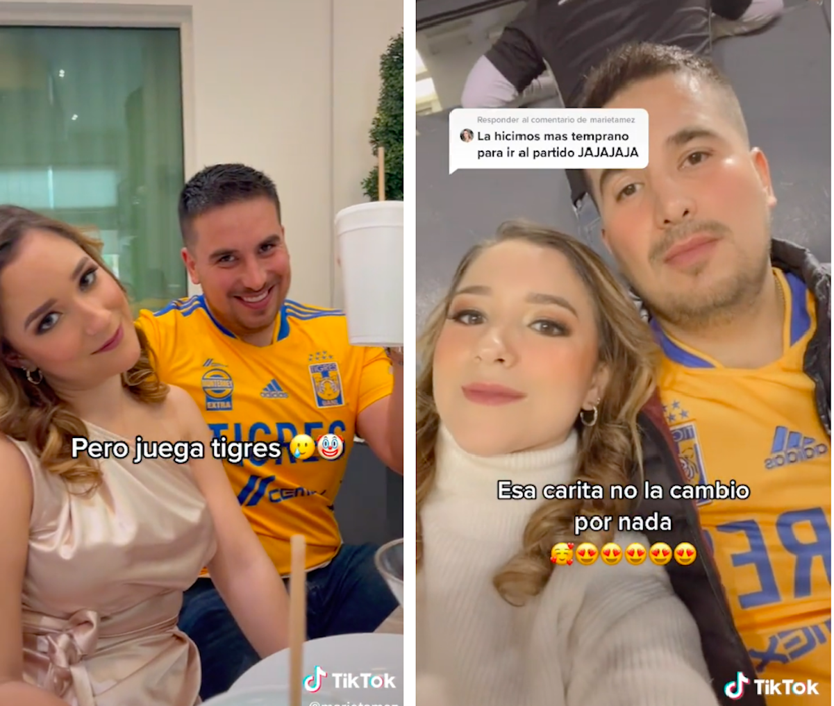 Novio se vuelve viral por presentarse a la pedida de mano con jersey de Tigres