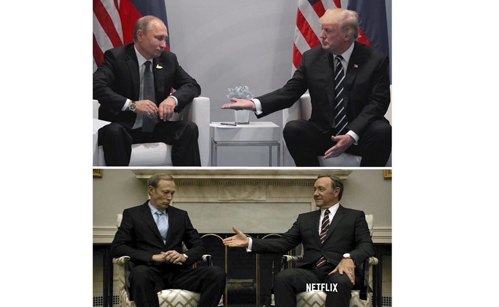 ¿Trump-Putin o Underwood-Petrov? Comparan G20 con House of Cards