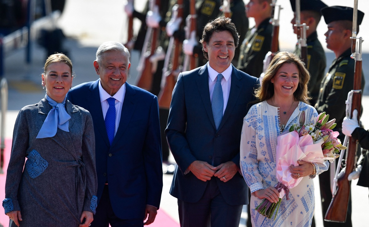 Trudeau llega a México para cumbre trilateral con López Obrador y Biden