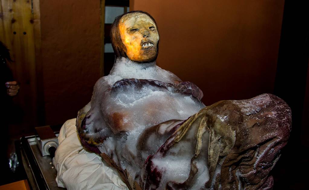 Juanita, la "momia" inca, reluce intacta