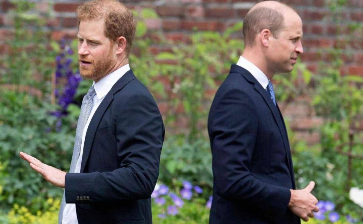 La relación rota de William y Harry a 25 años de la muerte de la princesa Diana