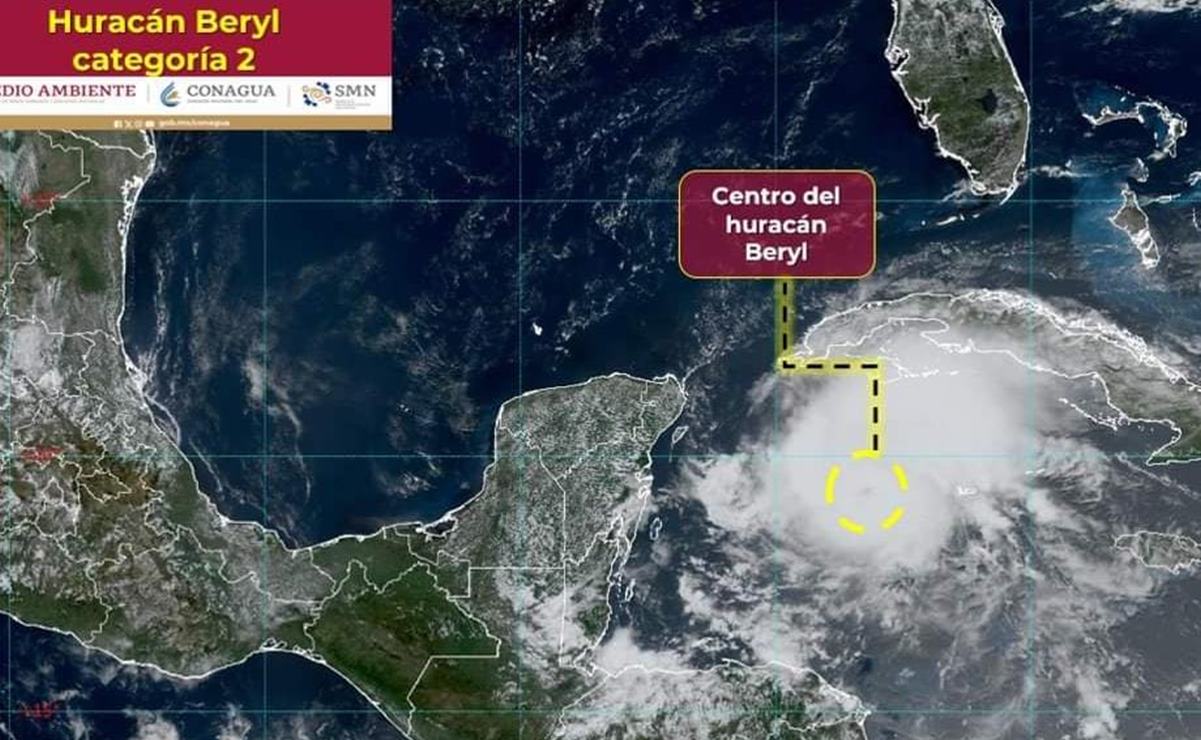 Huracán Beryl: anuncian Alerta Naranja en 82 municipios de Yucatán