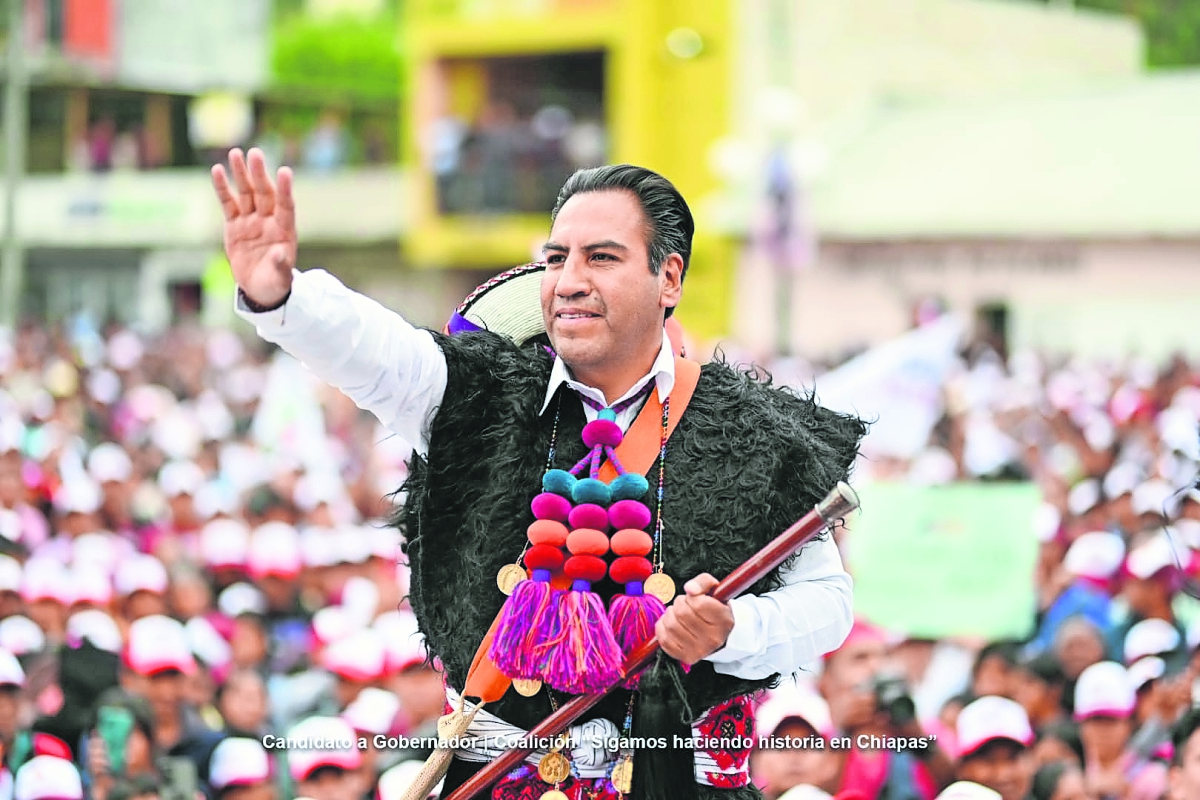 Eduardo Ramírez Aguilar, candidato al gobierno de Chiapas, reconoció la lucha del EZLN