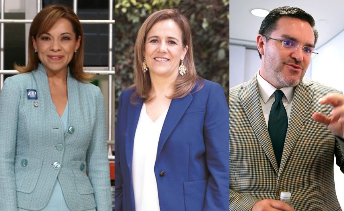 Josefina Vázquez Mota, Margarita Zavala y Federico Döring dan el sí al PAN para ir por voto a San Lázaro