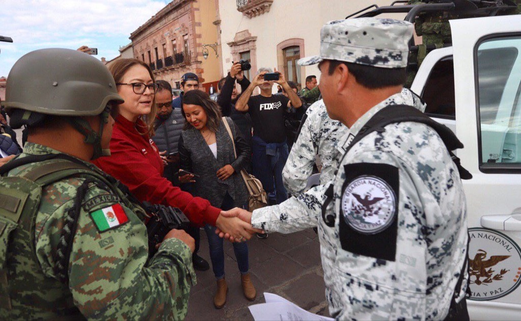 Inician despliegue de la Guardia Nacional en Zacatecas