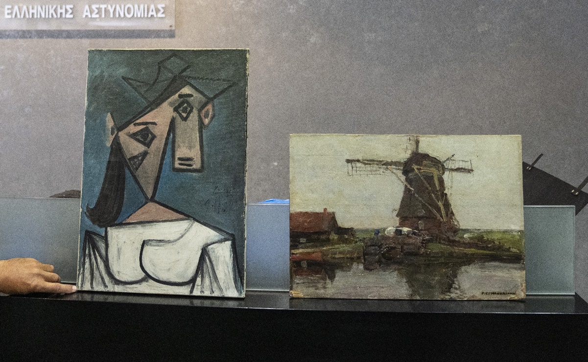 Recuperan un Picasso y un Mondrian que fueron robados hace 9 años