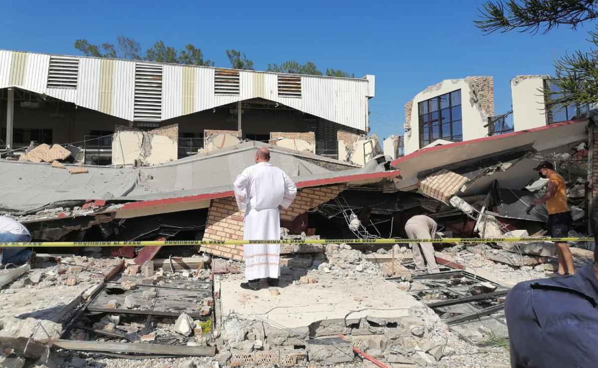 FOTOS: Así era la iglesia de Ciudad Madero, Tamaulipas, donde se cayó el techo