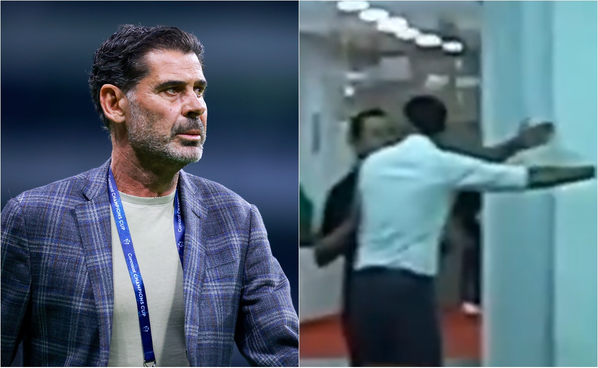 VIDEO: Fernando Hierro explota contra el arbitraje y les reclama en el vestidor