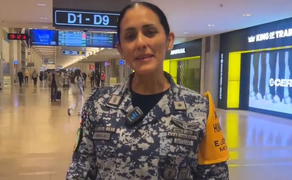 Especialista en medicina aeroespacial del Ejército asiste a mexicanos que regresan de Israel