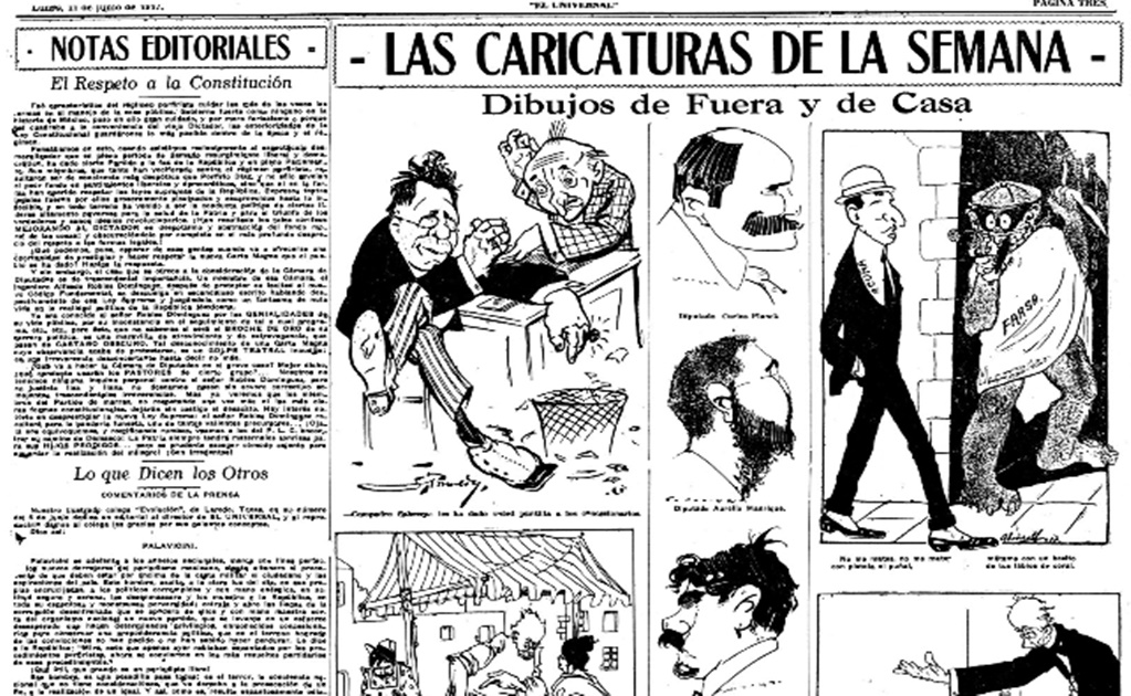 100 Years of Cartoons in El Universal to be exhibited in Washington 