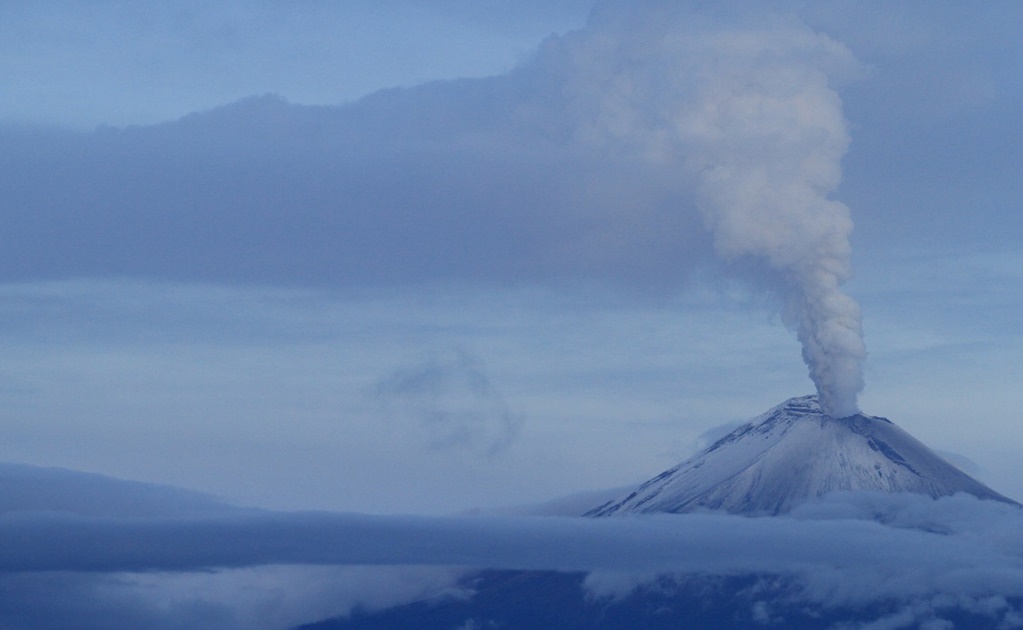 Protección Civil: actividad del Popocatépetl es totalmente normal 