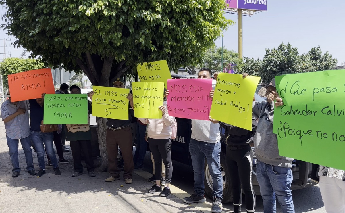 “El IMSS nos está matando”: pacientes con insuficiencia renal crónica protestan en Morelia, Michoacán 