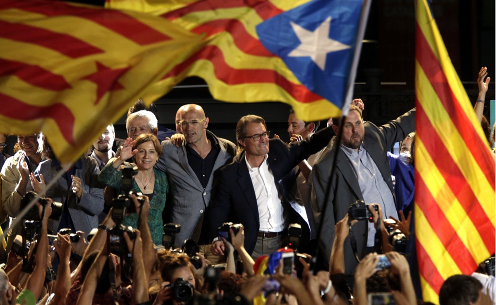 Claman victoria para independentistas en Cataluña