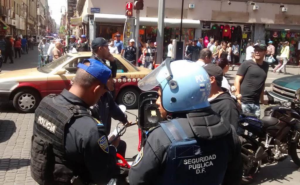 Refuerzan seguridad contra 'toreros' en el Centro Histórico