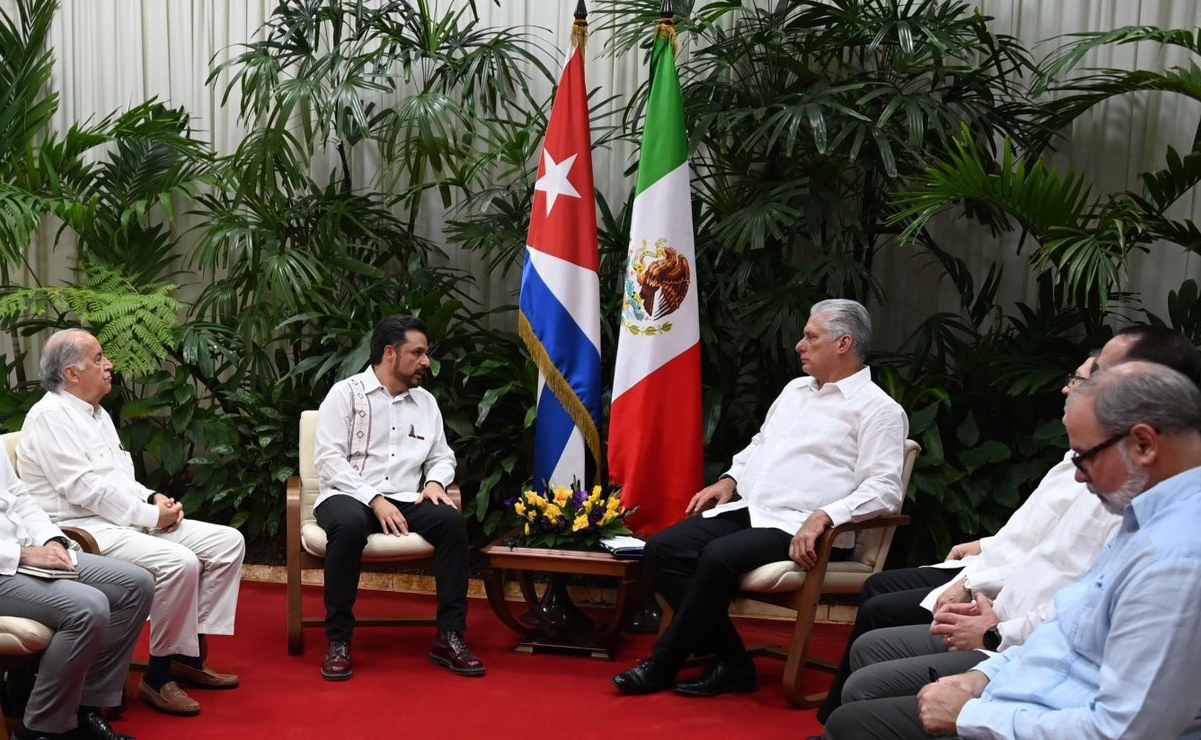 Zoé Robledo y Miguel Díaz-Canel planean aumentar cooperación entre el IMSS y Cuba 