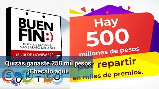 ¿Cómo puedo saber si gané en el sorteo fiscal de El Buen Fin?