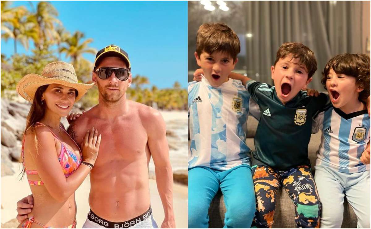 Thiago, hijo de Leo Messi y Antonela Roccuzzo, responde simpático a quienes se burlaron de su papá
