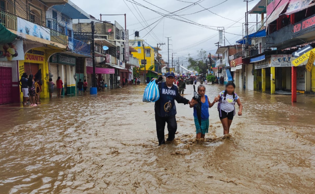 Huracán “Otis”: Mil 500 elementos de Marina realizan tareas exclusivas de seguridad en Acapulco