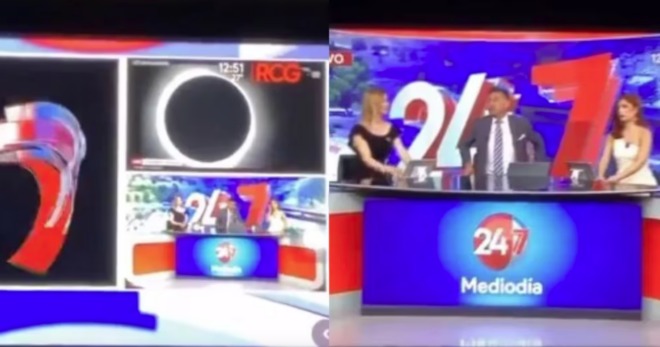 Eclipse Solar 2024: Noticiario de Coahuila muestra “bochornoso” video durante evento astronómico 