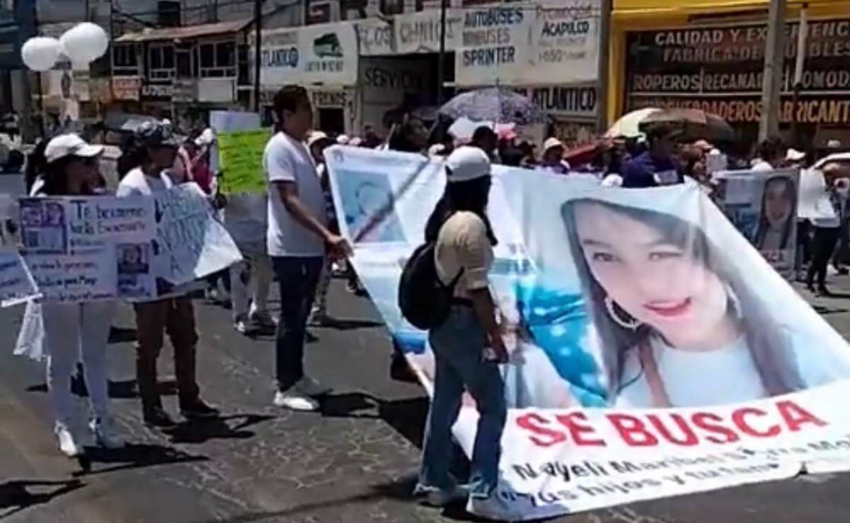 Cierran la carretera México-Texcoco por la desaparición de Nayeli Maribel Sierra Mújica y Evelin Jocelin Sotelo