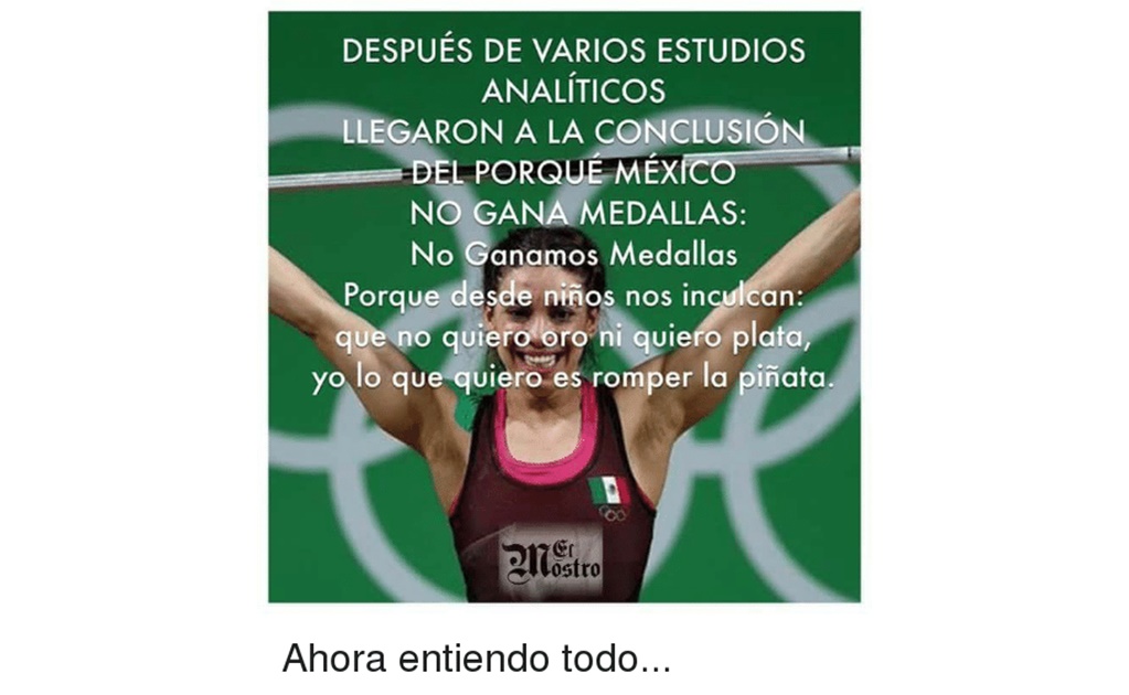 Mexicanos toman con humor 'fracaso olímpico'