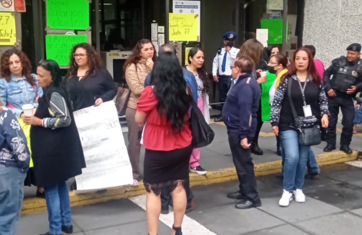 Se extiende paro: Este lunes sigue protesta de empleados del Tribunal Superior de Justicia de la CDMX