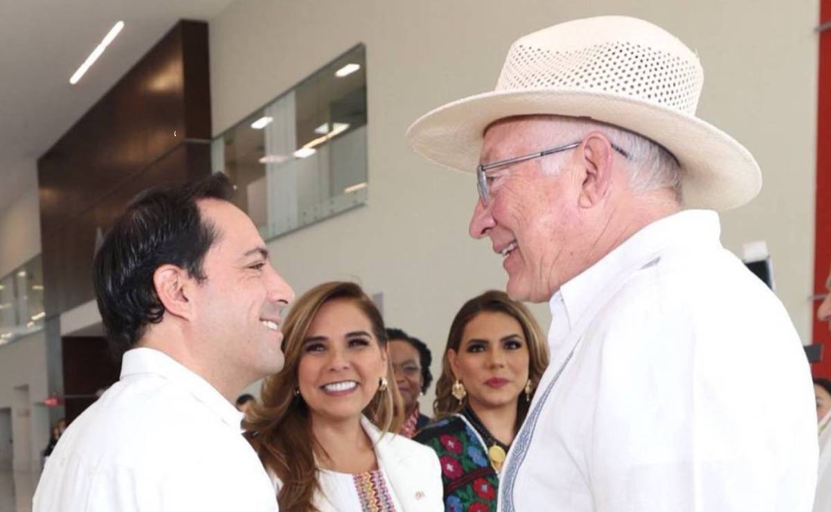 Yucatán, un estado ejemplar en materia de desarrollo, turismo y seguridad: Ken Salazar