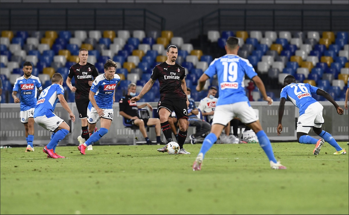 Napoli con ‘Chucky’ Lozano empata ante el Milan