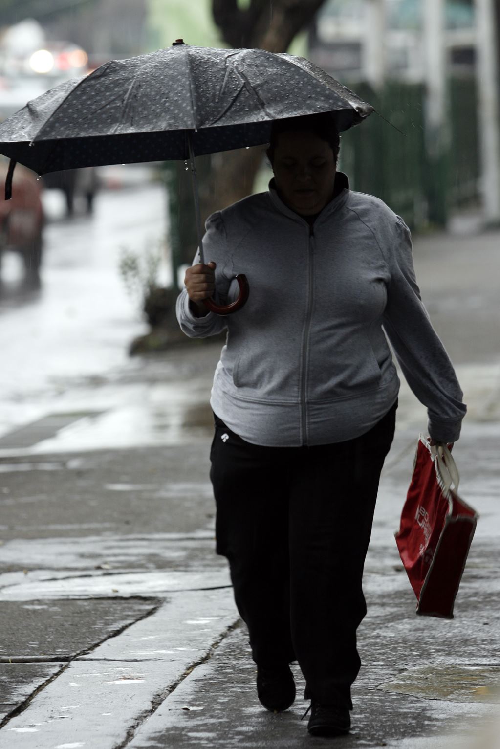 Se registran descensos de temperatura y fuertes lluvias en Zacatecas